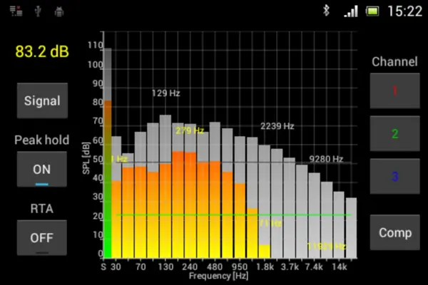 SPL Spectrum Analyzer android App screenshot 4